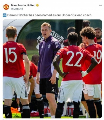 官方：弗莱彻出任曼联U18青年队主帅