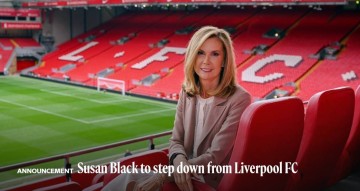 利物浦官方:俱乐部沟通总监苏珊-布莱克赛季结束后离任